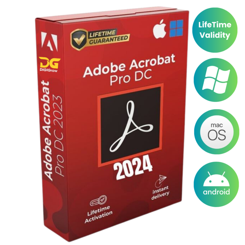 Adobe Acrobat Pro DC -2024 (Windows + MacBook + Android)