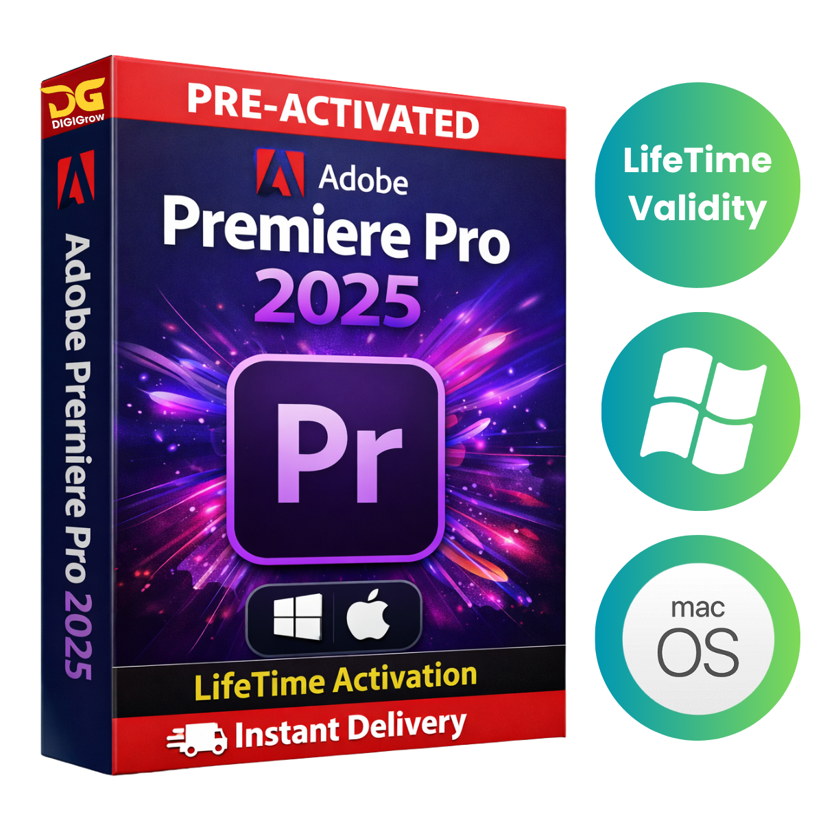 Adobe Premiere Pro 2025 (Windows + Mac)