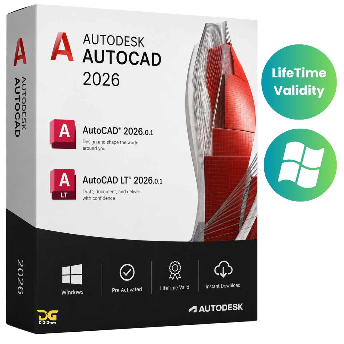 AutoCAD 2026.0.1 + AutoCAD LT 2026.0.1 (Windows Only)