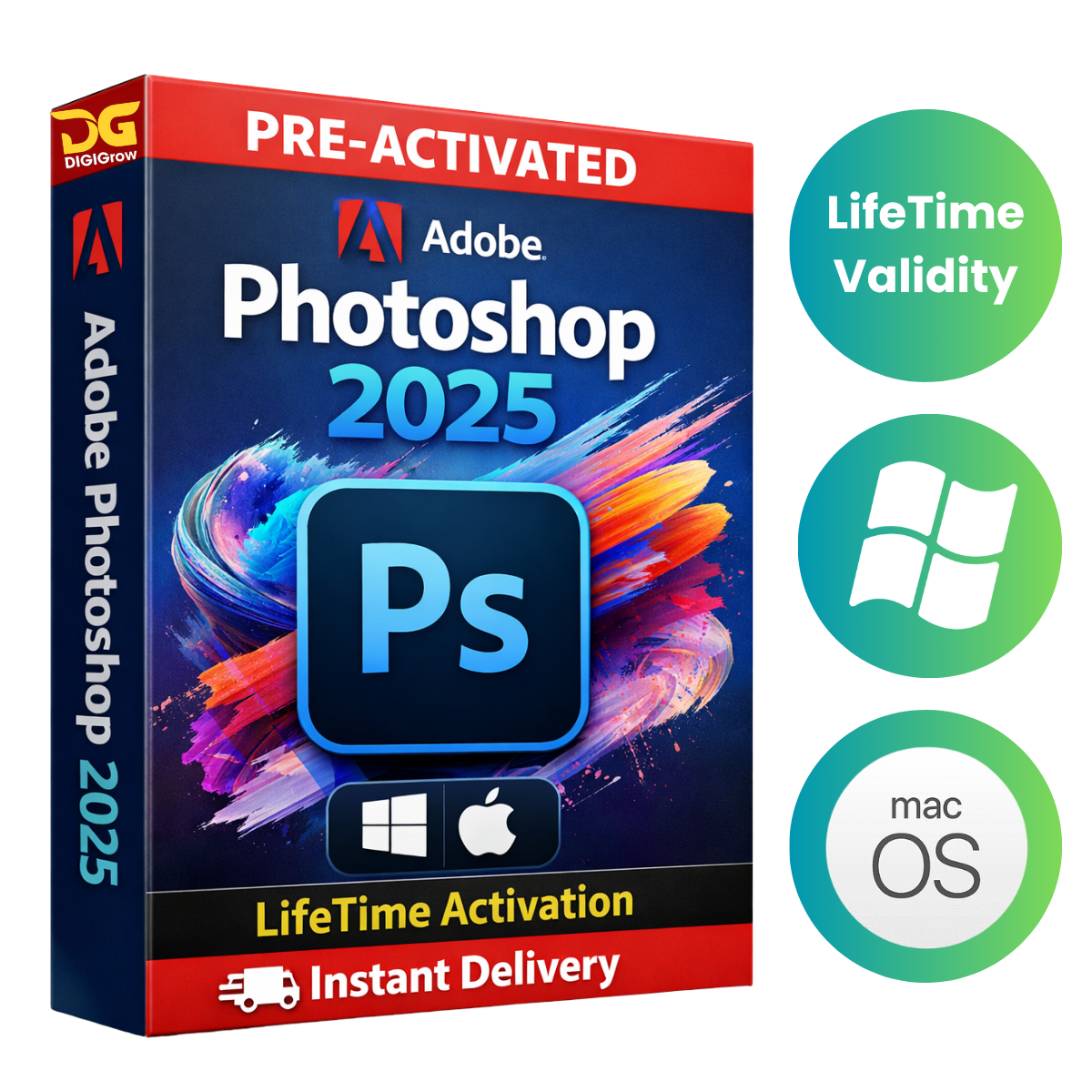 Adobe Photoshop 2025 (Windows + MacOS)
