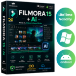 FILMORA-15 + Ai Features (Latest-2026-version)