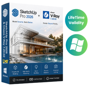 SketchUp Pro 2026 + Chaos V-Ray 7.20.02