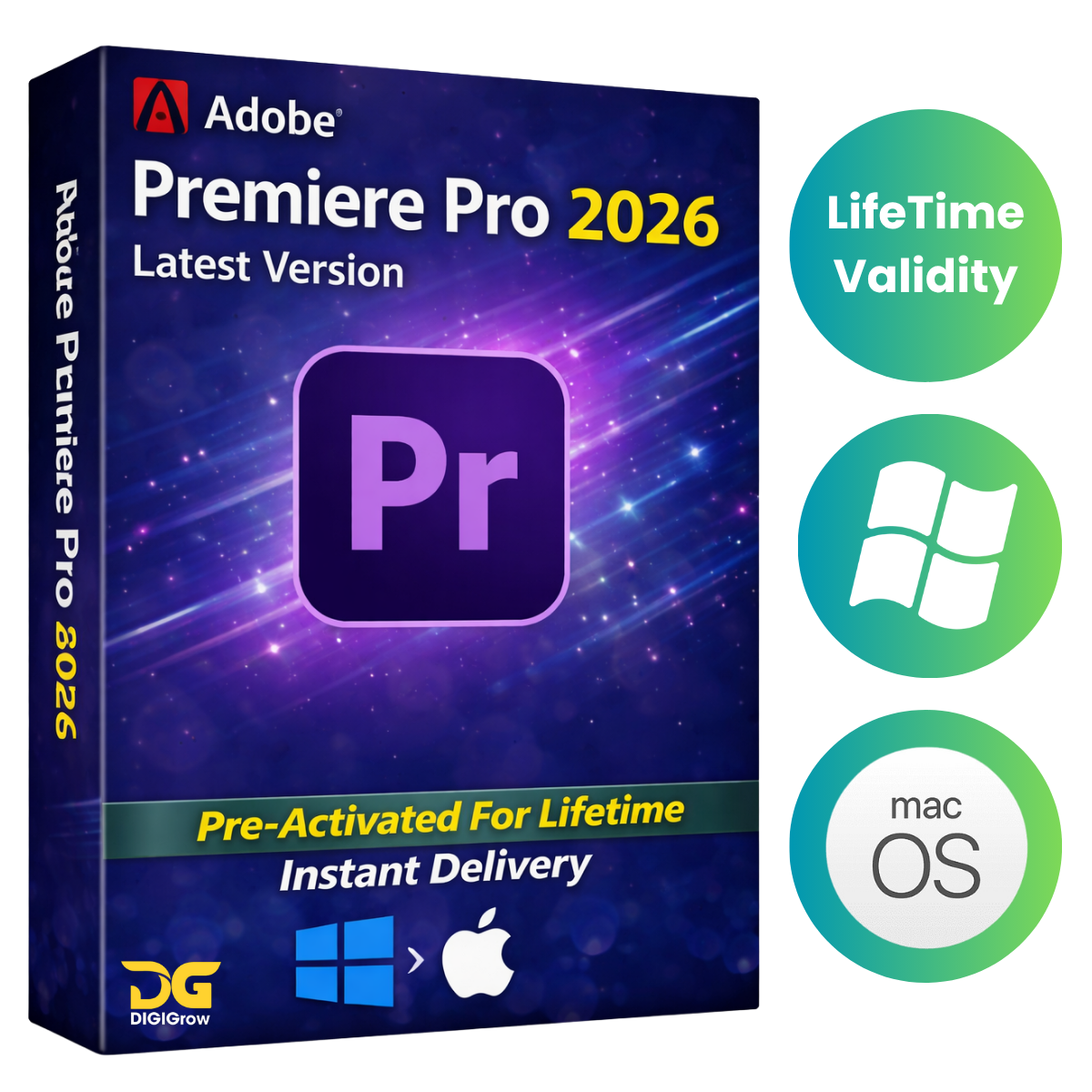 Adobe Premiere Pro 2026 (Windows + MacOS)